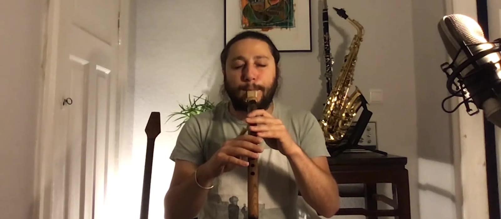 Deniz Mahir Kartal playing the duduk