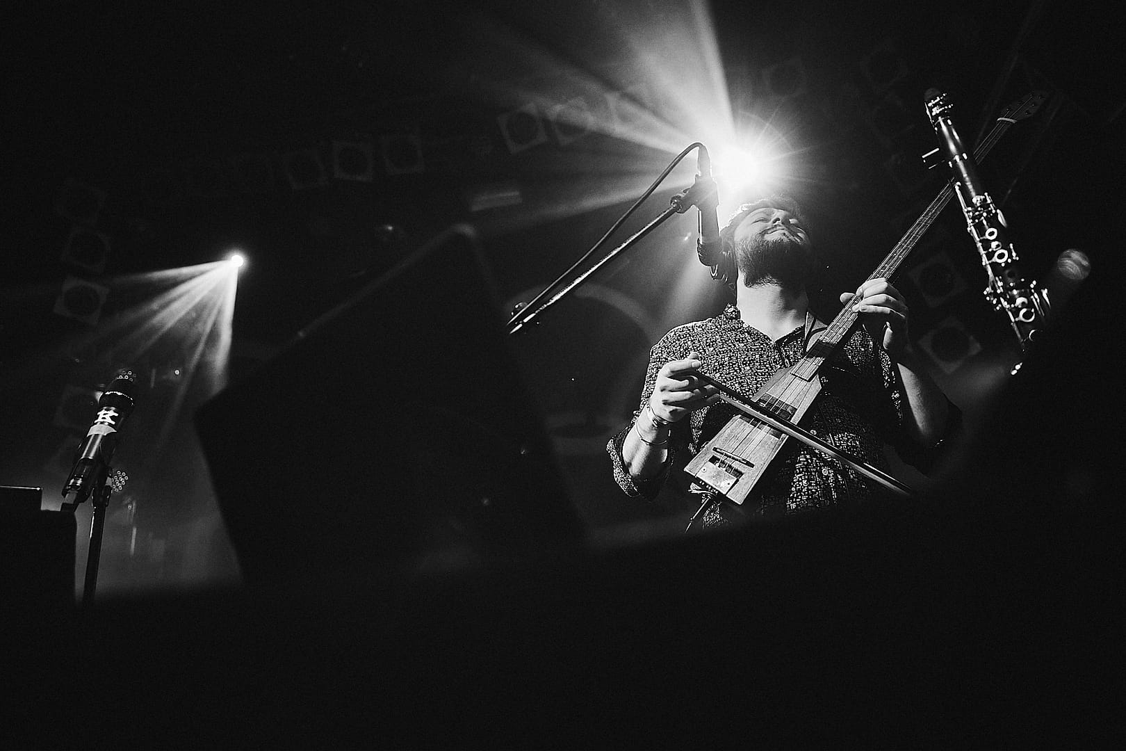 Mahir using Guitar as Kemence